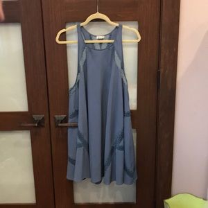Free People blue flowy dress